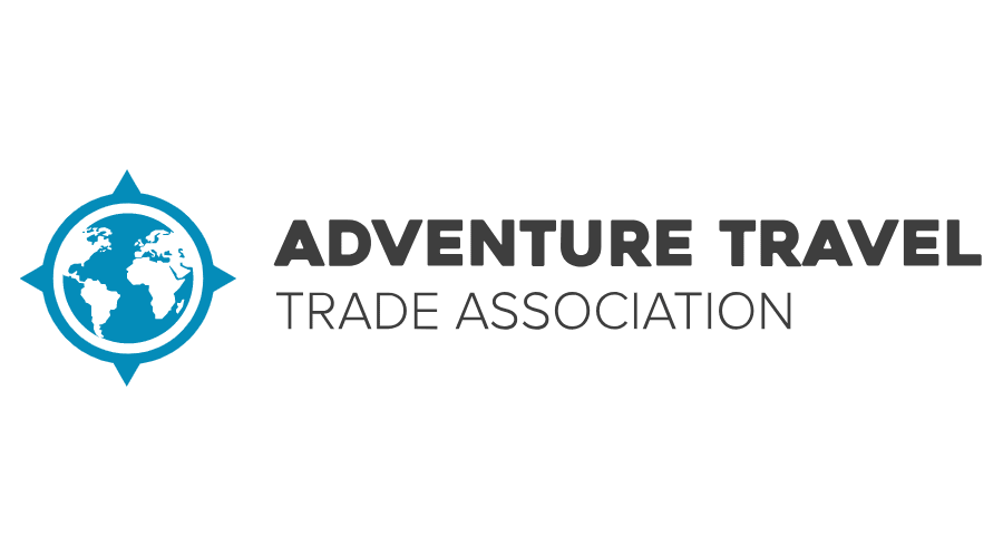 adventure travel trade association vector logo